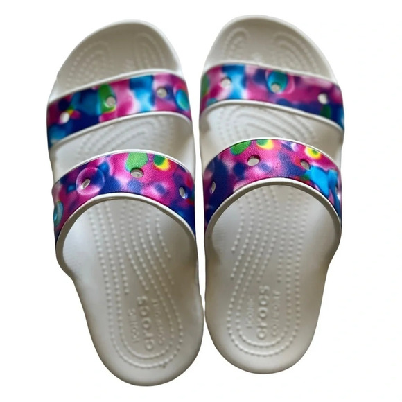 Crocs • Solarized Tie Dye Sandals - Picture 1 of 9